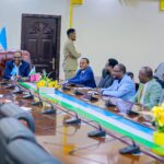 Sawirro: Madaxweyne Deni oo  kulan la qaatay Wasaaradaha & Hay’adaha Dowladda ee Baha-wadaagta shaqo ku ah Mashruuca Barwaaqo