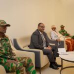 Sawirro: Madaxweyne Deni oo kulan la qaatay Suldaan Siciid Suldaan Cabdisalaan oo ay weheliyaan Guddigii Shirkii Ceelbuh