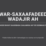 Beesha caalamka oo War-murtiyeed wadajir ah kasoo saaray xaaladda Soomaaliya, kuna baaqay….